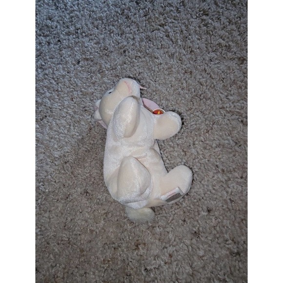 Ty Beanie Baby, Nibbler The Rabbit, 1998, New With Tag, 4th Generation - Picture 6 of 6